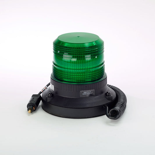 Beacon LED Flashing Green Magnetic 12/24V