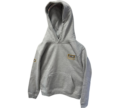 Adults Dennison JCB Grey Hoodie